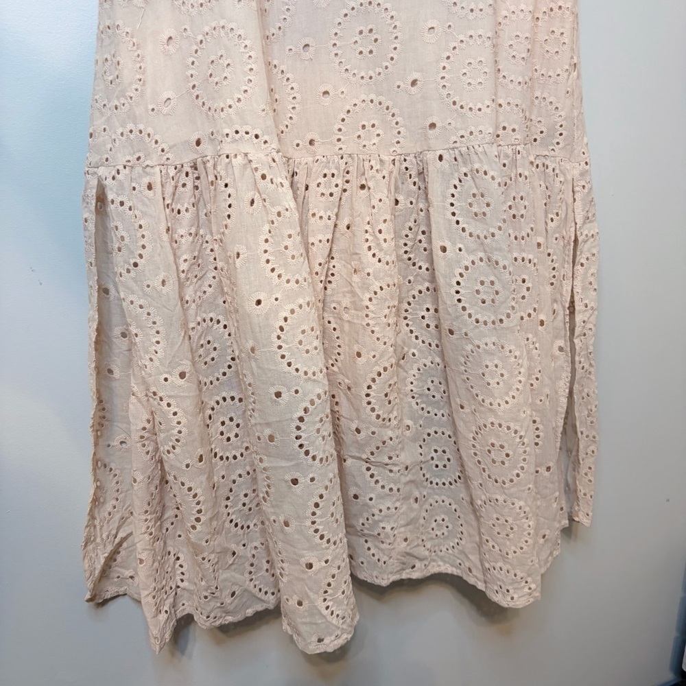 HYFVE Pinkish Cream Eyelet Maxi Dress - Picture 7 of 11
